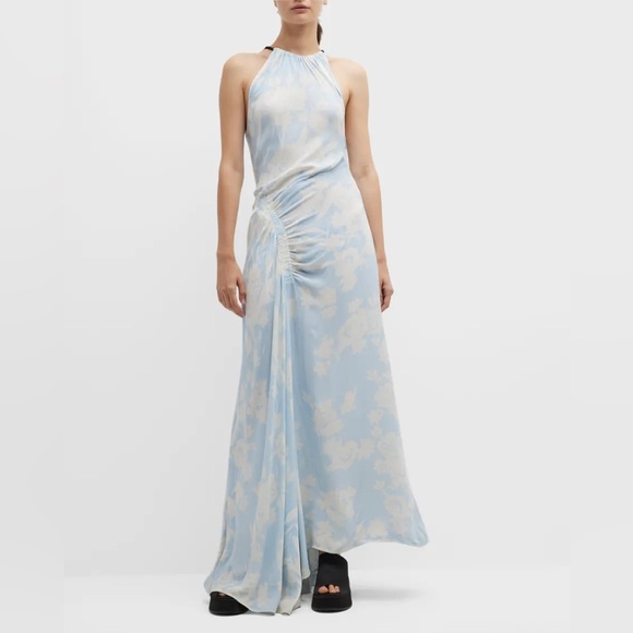 Proenza Schouler Floral Draped Sleeveless Gown - Picture 2 of 15
